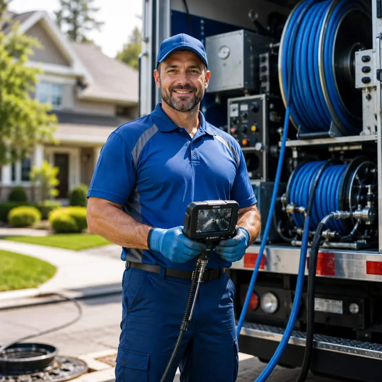 Local outdoor drain cleaning specialists in New Springfield, OH